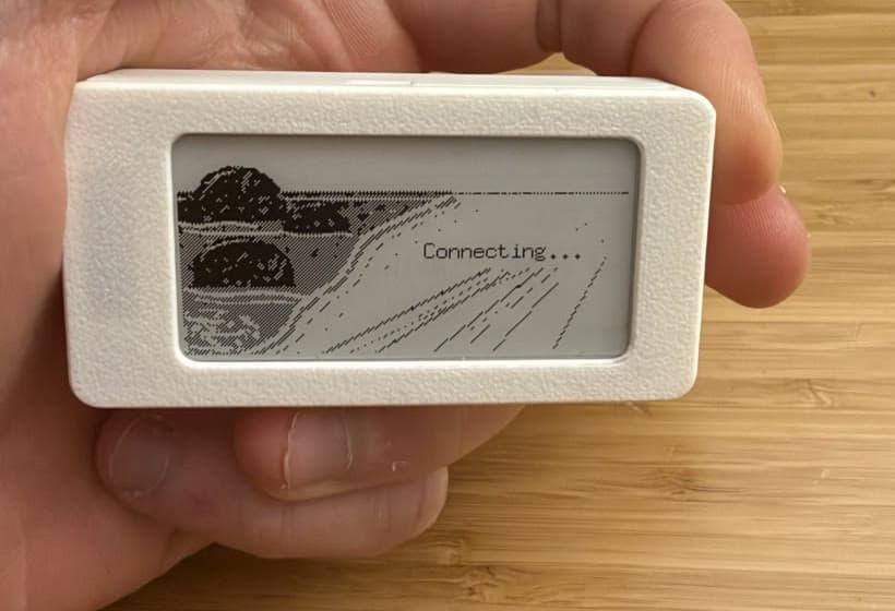 the assembled enclosure, front